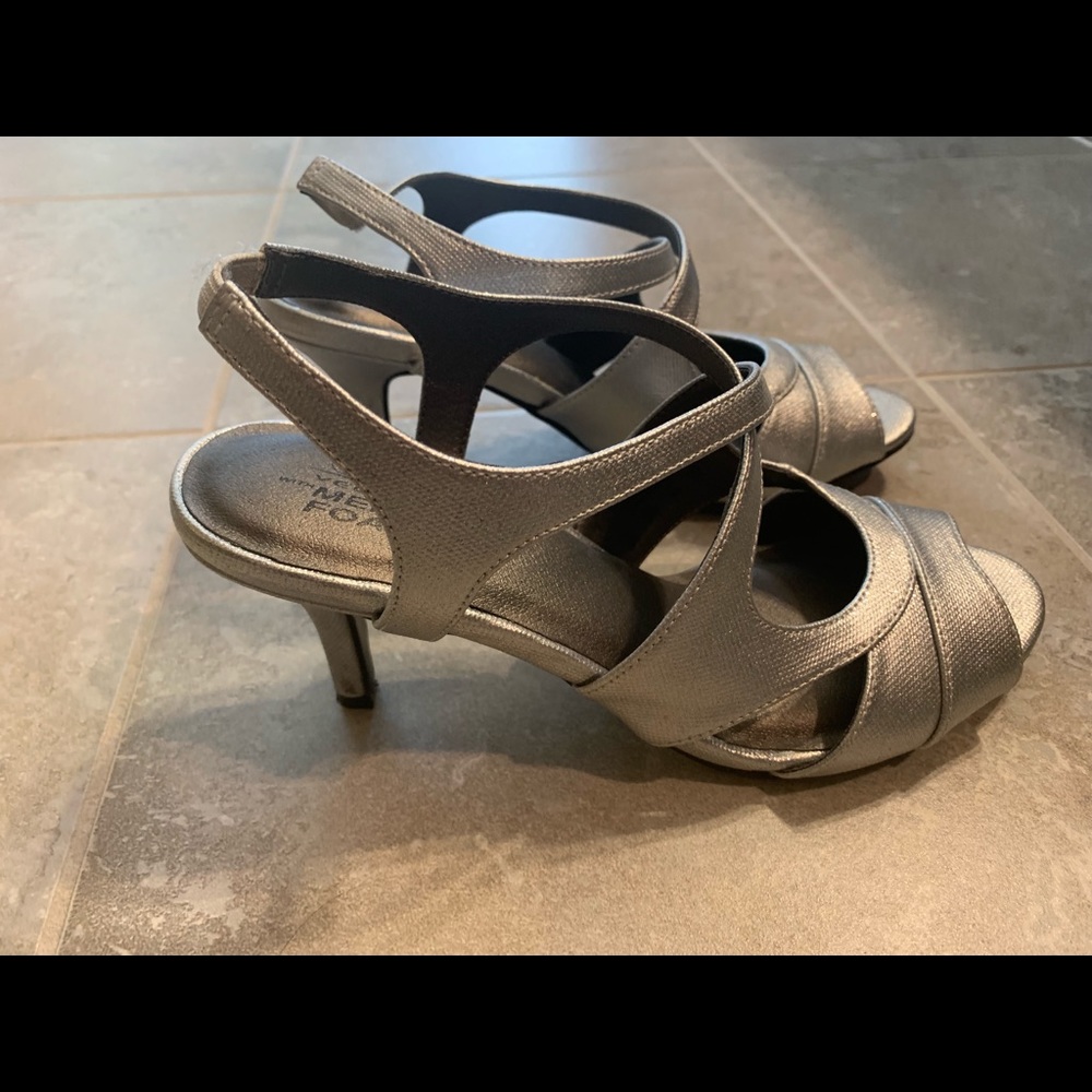 Women’s silver heels